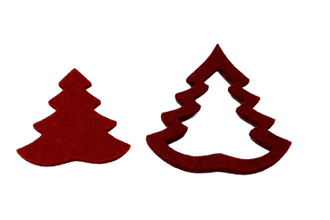 Tannenbaum "zweiteilig" (3er Set)